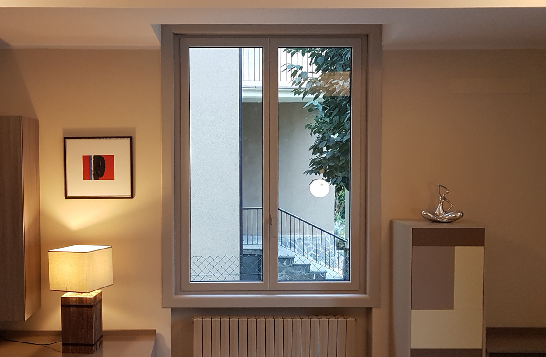 Finestre e portefinestre in alluminio TOP 65 minimale