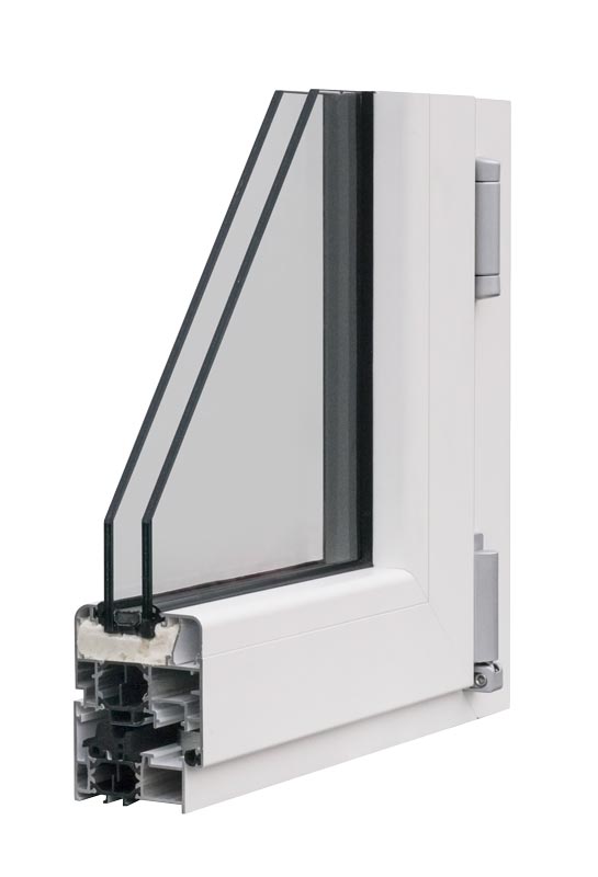 TOP 65 - sezione finestre in alluminio top 65