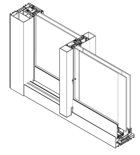 finestra scorrevole minimale